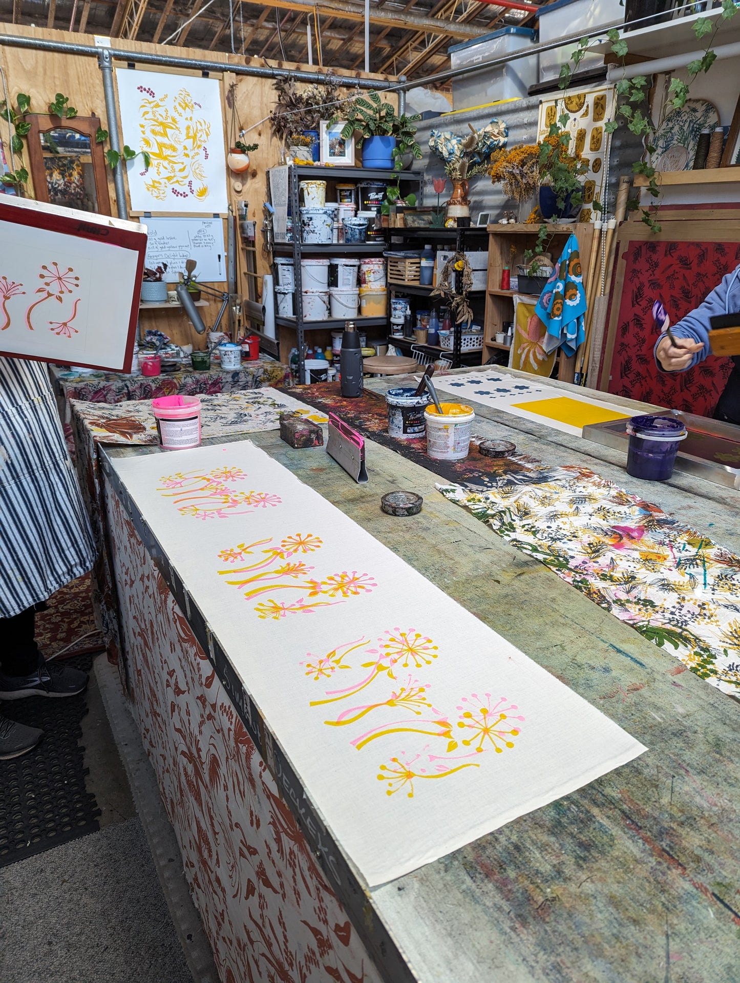 Print Your Own Fabric Workshop - Introduction to Screen printing and Fabric Design