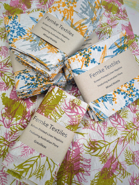 Linen Napkins Set of Four - Correas