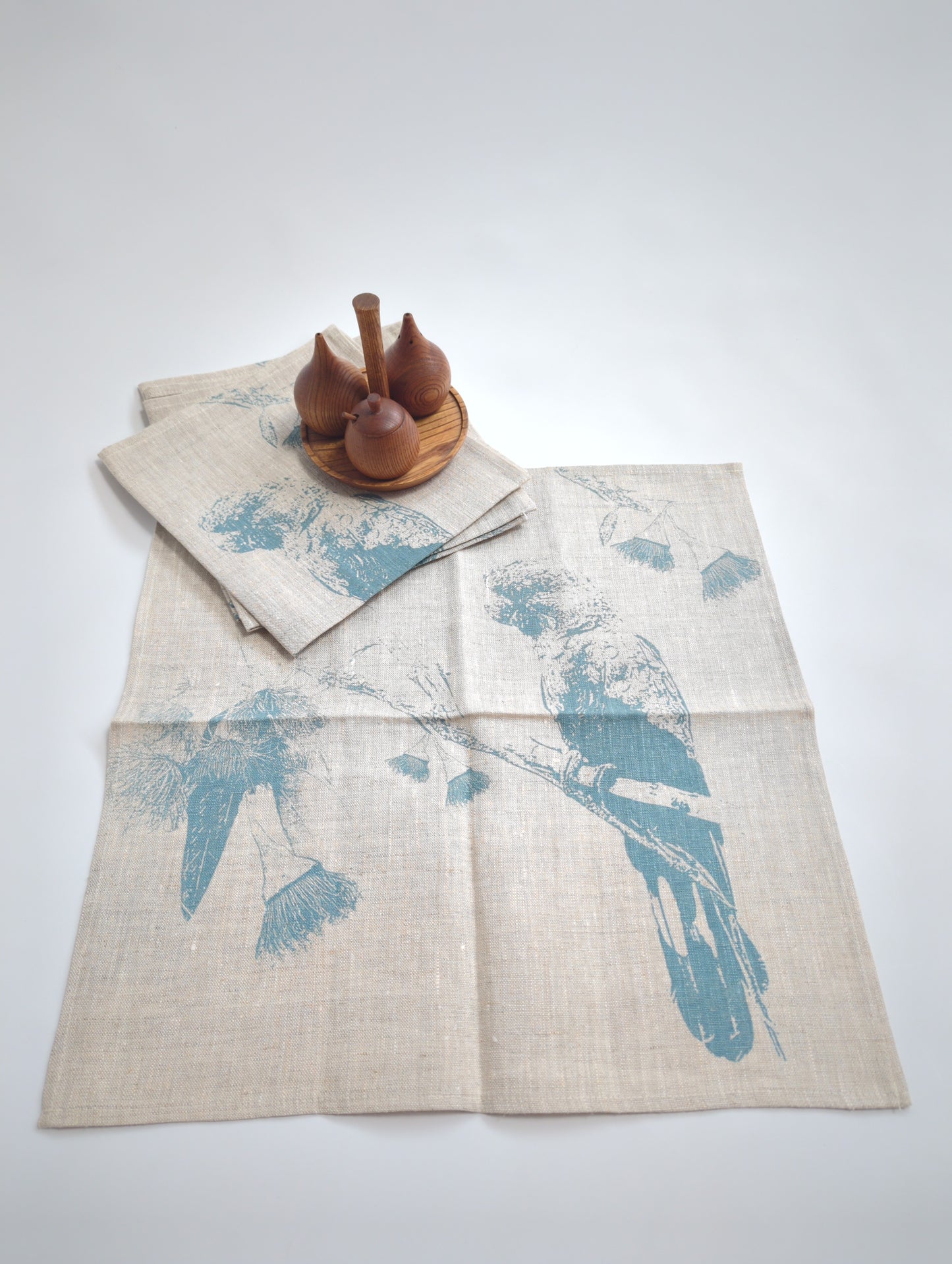 Napkin Set featuring Glossy Black Cockatoo - on Sale!