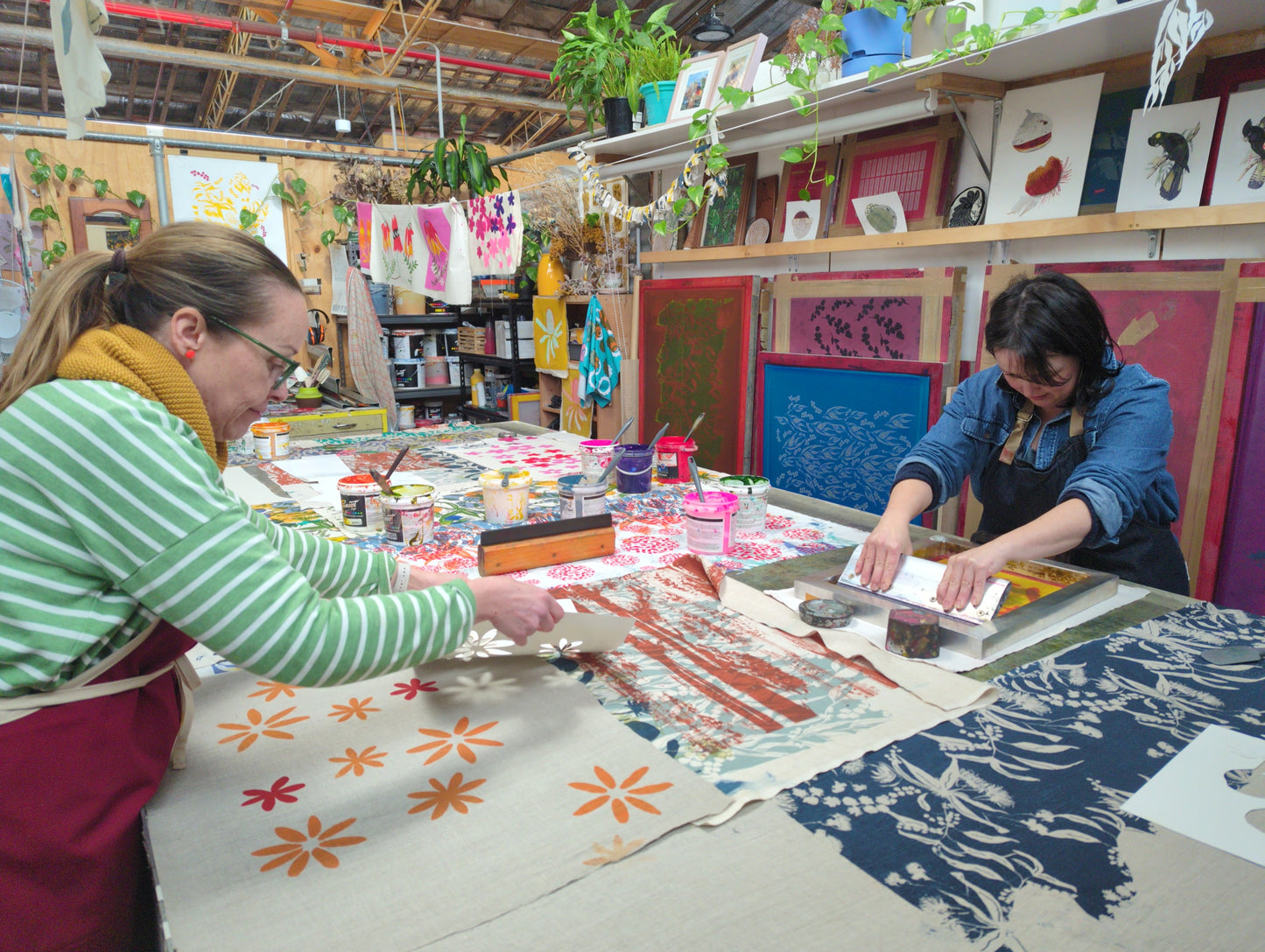 Print Your Own Fabric Workshop - Introduction to Screen printing and Fabric Design