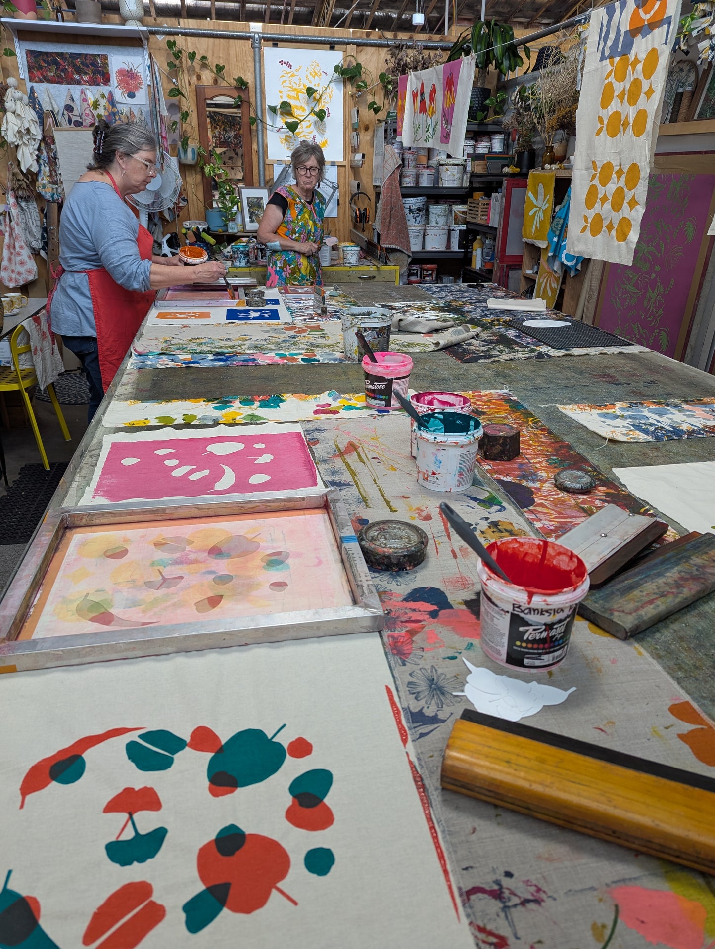 Print Your Own Fabric Workshop - Introduction to Screen printing and Fabric Design