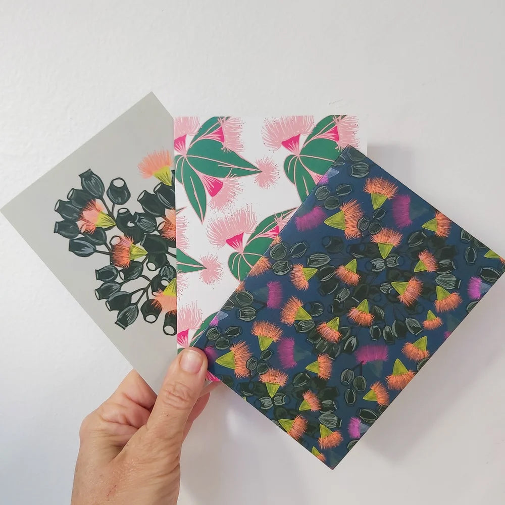 Trio of Greeting Cards - Gumnuts