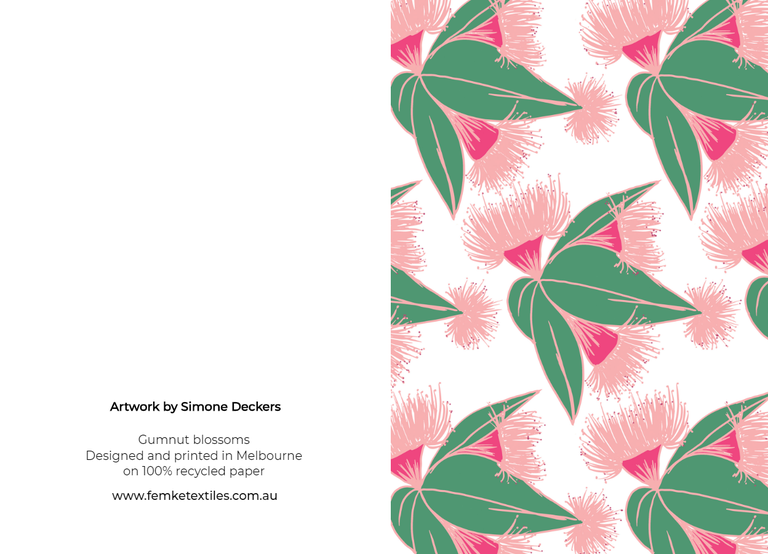 Gumnut Blossoms Greeting Card