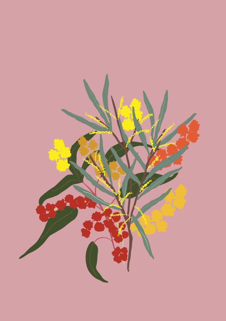 Wattle Joy Greeting Card