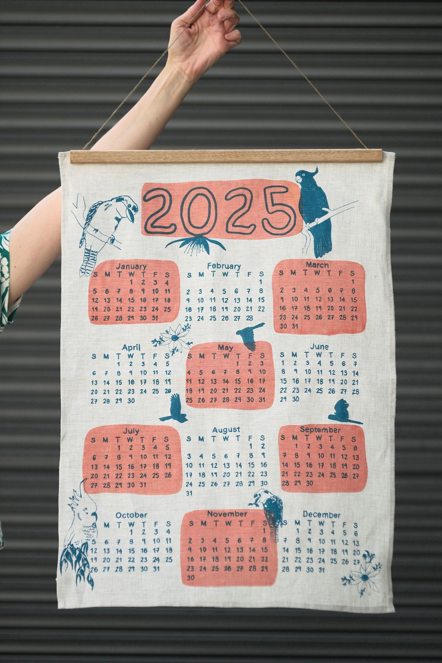 2025 Tea Towel Calendar