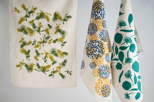 Linen Tea Towel featuring Spike Hakea