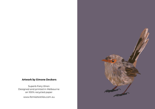 Fairy Wren Greeting Card