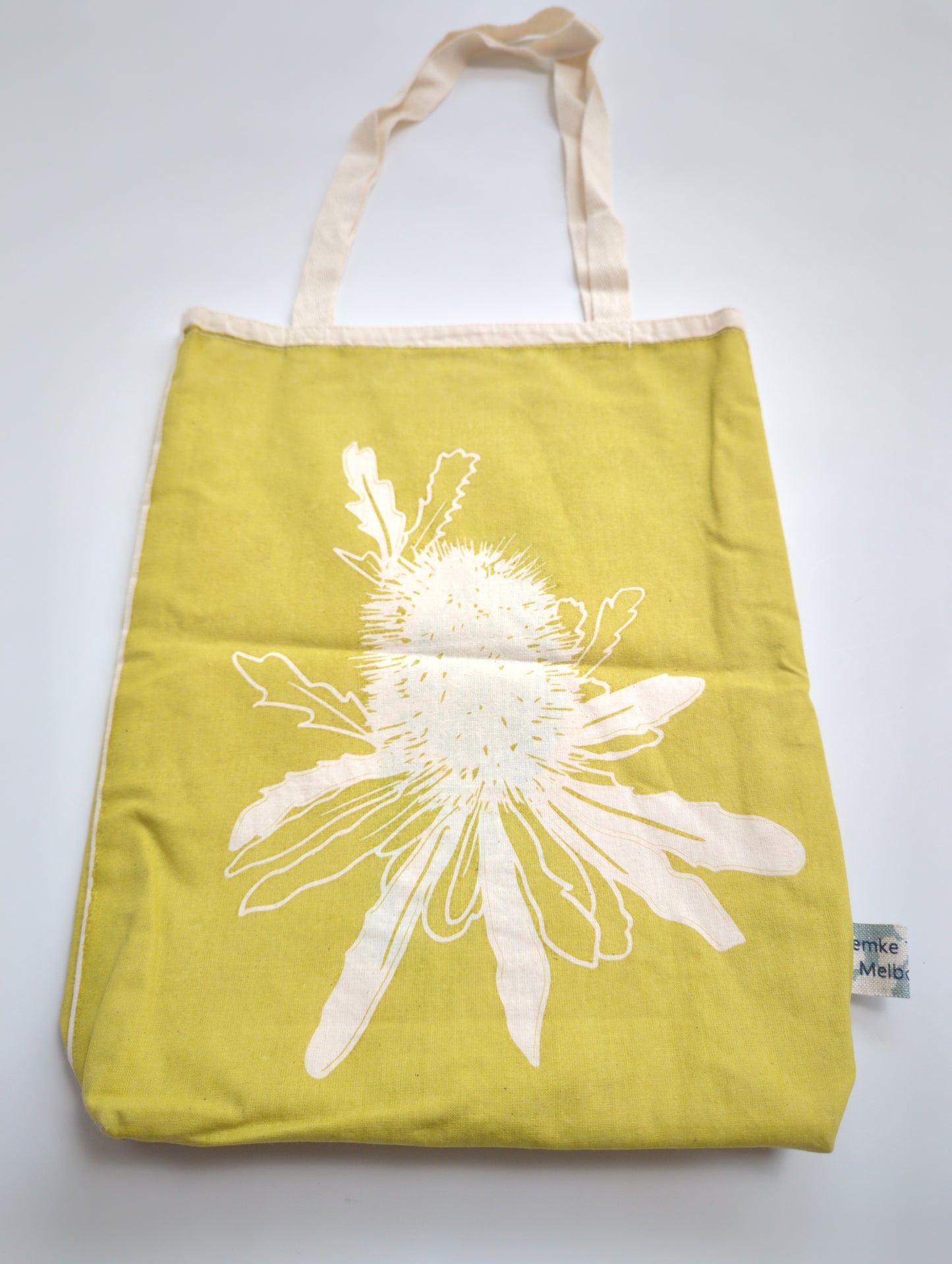 Cotton Tote featuring Banksia stencil - on Sale!