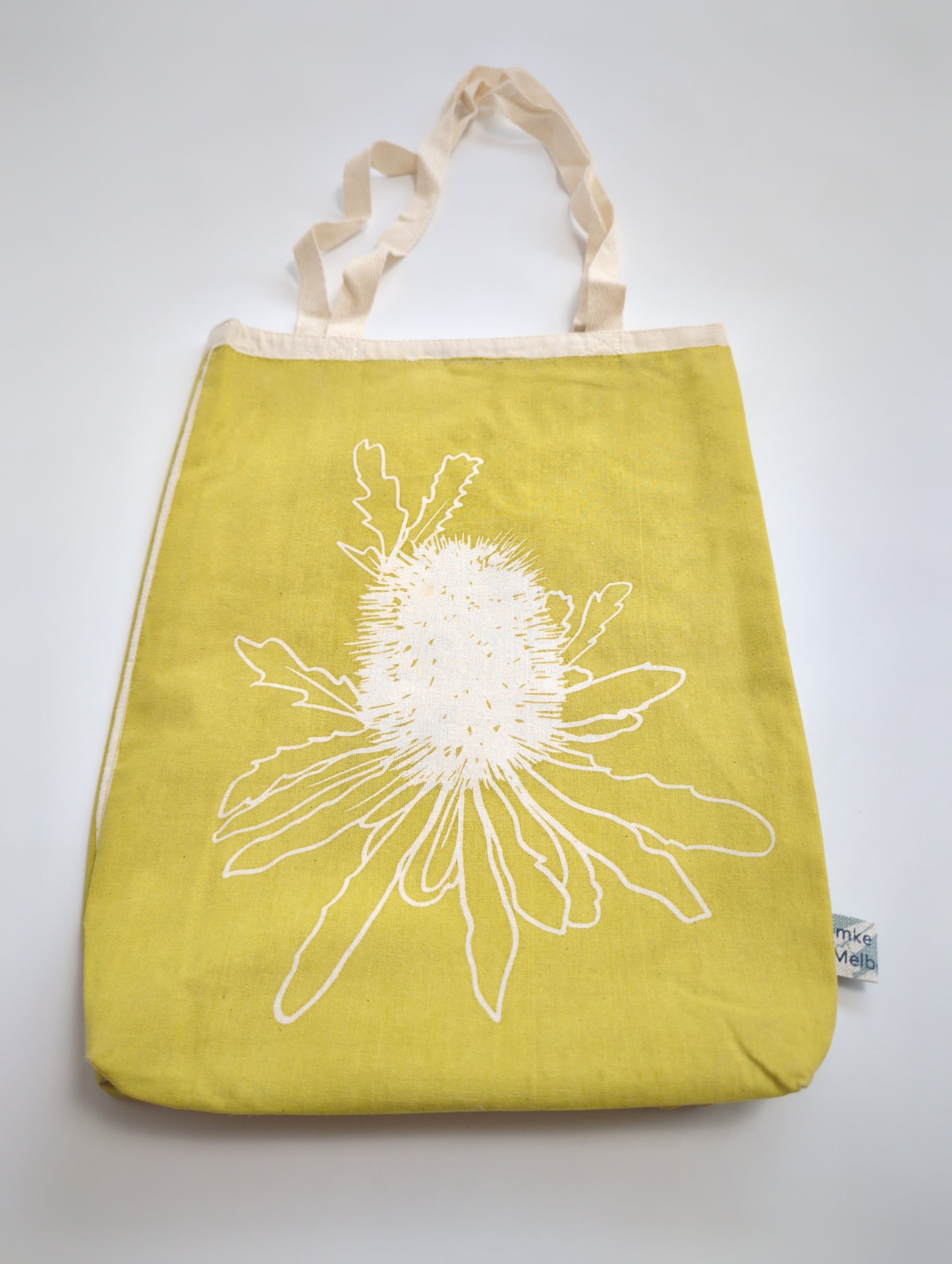 Cotton Tote featuring Banksia stencil - on Sale!
