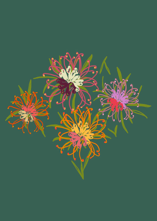 Grevilleas Greeting Card