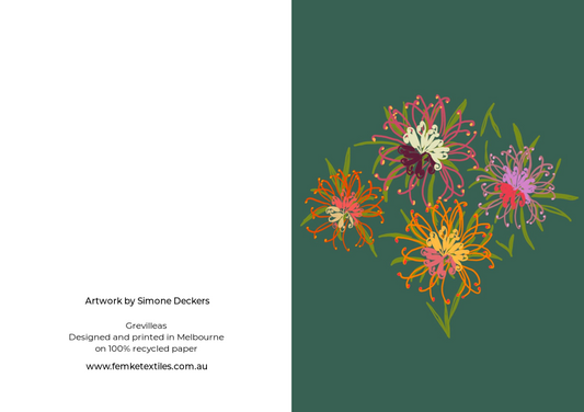 Grevilleas Greeting Card