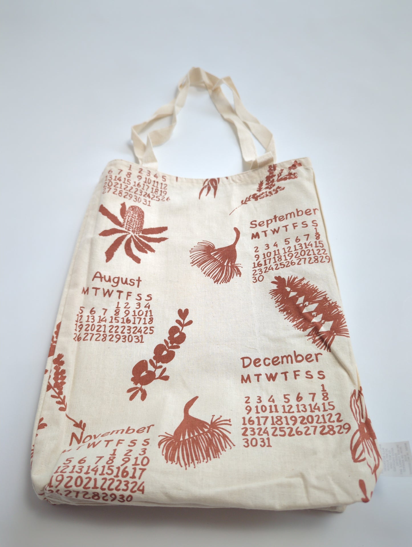 Cotton Tote featuring Banksia stencil - on Sale!