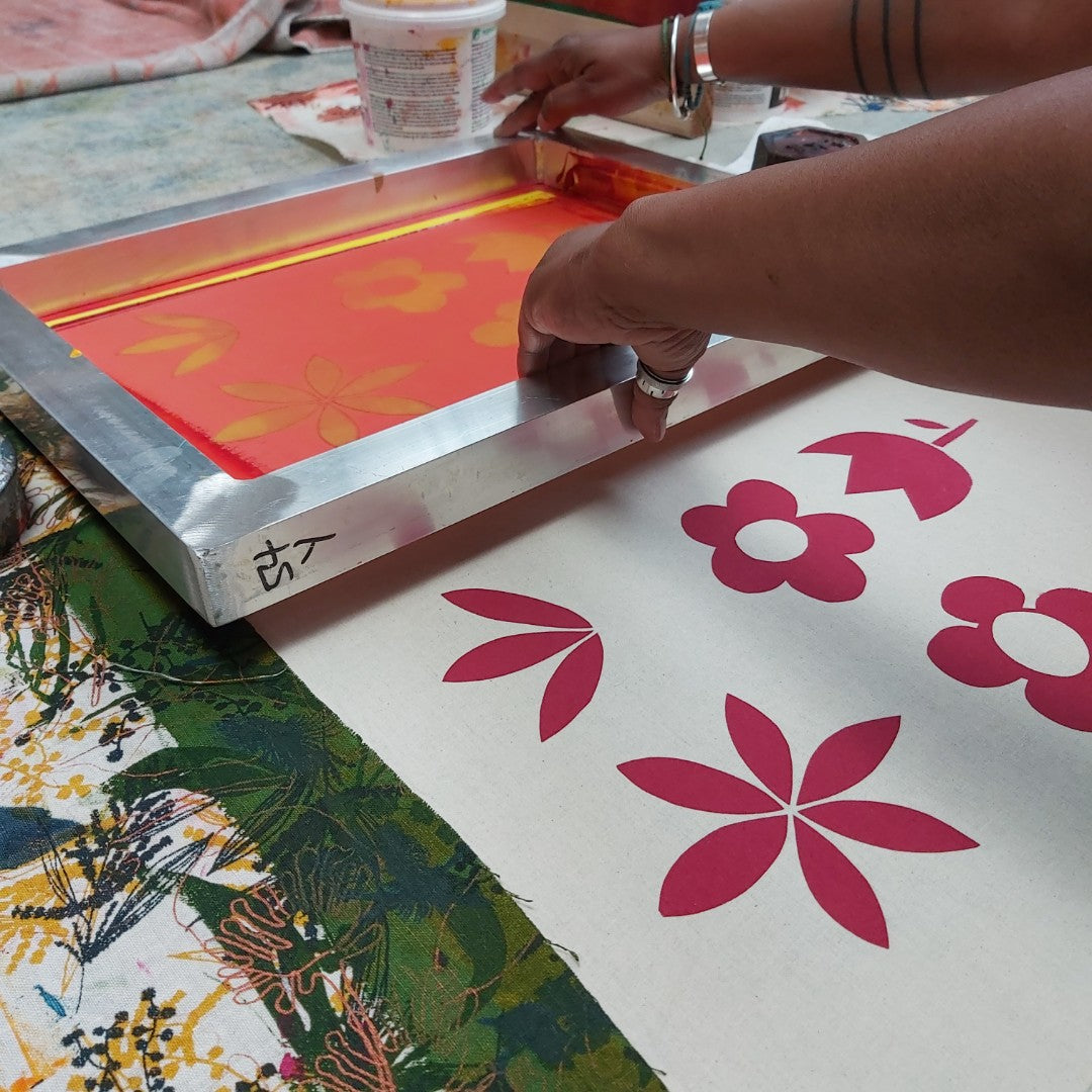 Print Your Own Fabric Workshop - Introduction to Screen printing and Fabric Design