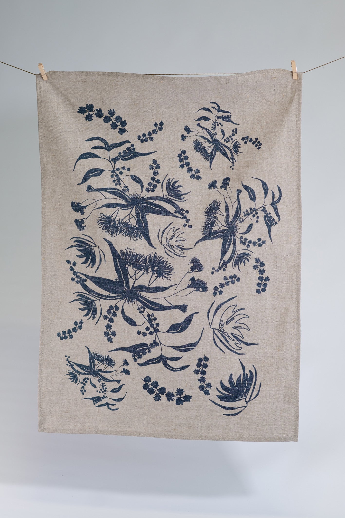 Linen Tea Towel featuring Local Forage