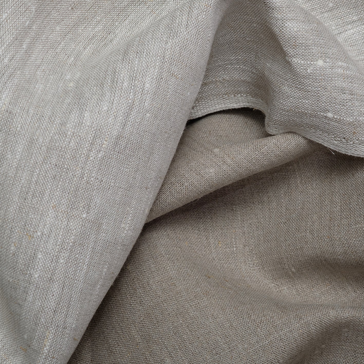 Linen Fabric - Mixed Wattle in Indigo